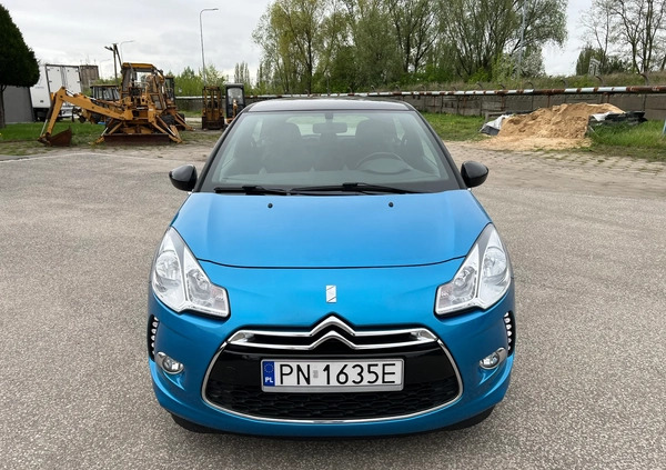 Citroen DS3 cena 21950 przebieg: 156000, rok produkcji 2011 z Konin małe 301